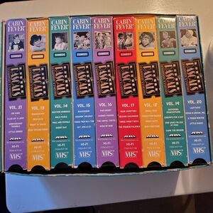 Lot Of 9 The Little Rascals VHS Tapes Vol. 14-21, 36 Episodes